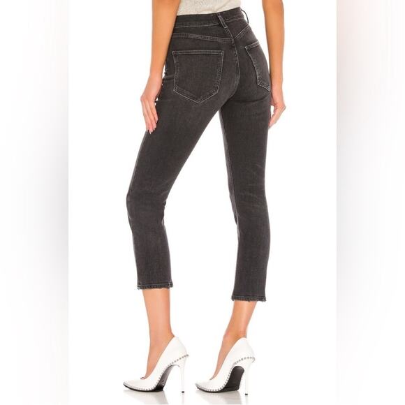 Agolde Riley High Rise Straight Crop Jeans in Progress - Picture 6 of 10